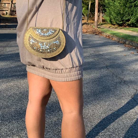 Metal Embellished Bag - Picture 3 of 9